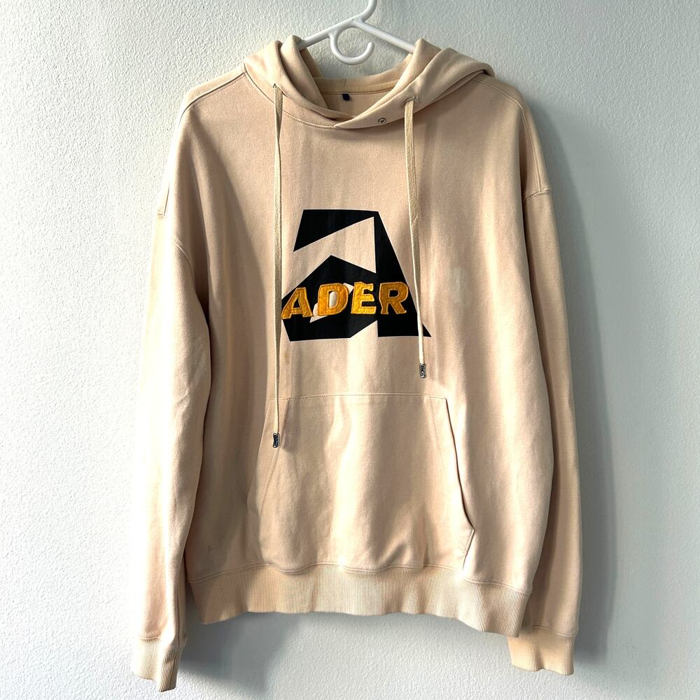 ADER Error Embroidered A Logo Hoodie Size Medium